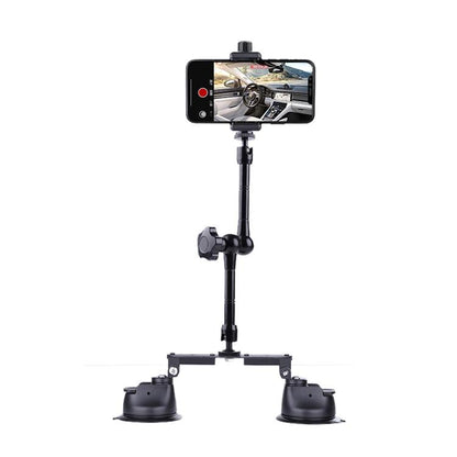 Articulating Dual Suction Cup Magic Arm Phone Mount-1915196698314018816