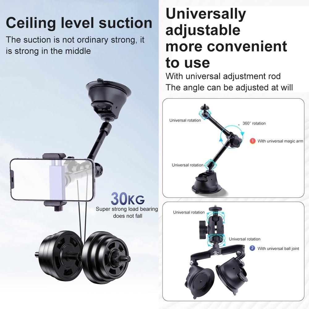 Articulating Magic Arm Camera Mount With Single Suction Cup-1915196777489895428