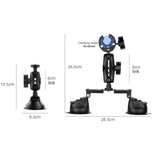 Selfie Stick Kit With Dual Leg And Single Suction Cups-1915196804505407489