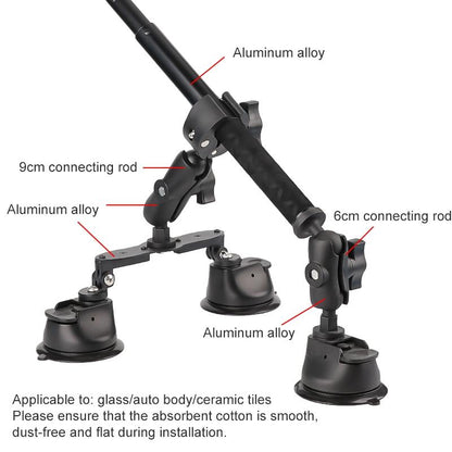 Selfie Stick Kit With Dual Leg And Single Suction Cups-1915196804505407491