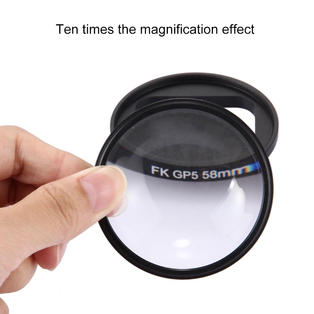 10X Close Up Lens Filter For Gopro Hero7 / 6 / 5 - 58Mm Dual Function-1915197271805399045