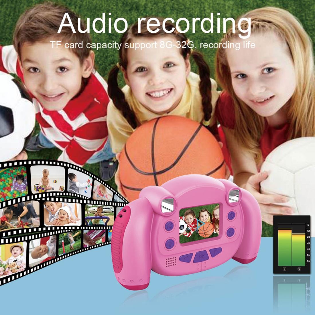 2.0 Inch Hd Screen Digital Children Camera - Pink 3Mp-1915196535486943234
