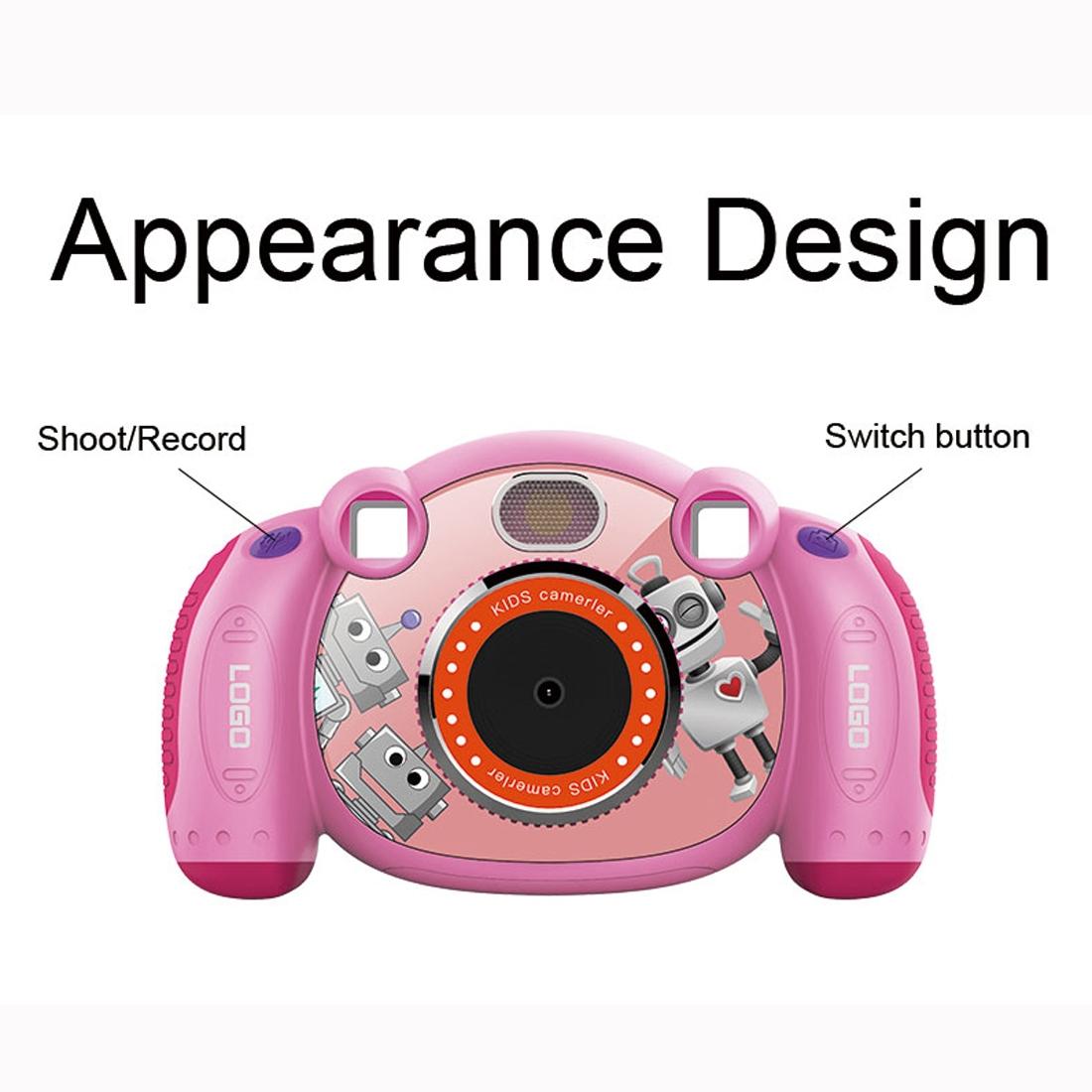 2.0 Inch Hd Screen Digital Children Camera - Pink 3Mp-1915196535486943237