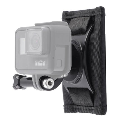 Backpack Mount For Gopro And Other Action Cameras - Hook And Loop Fastener-1915197186333872128