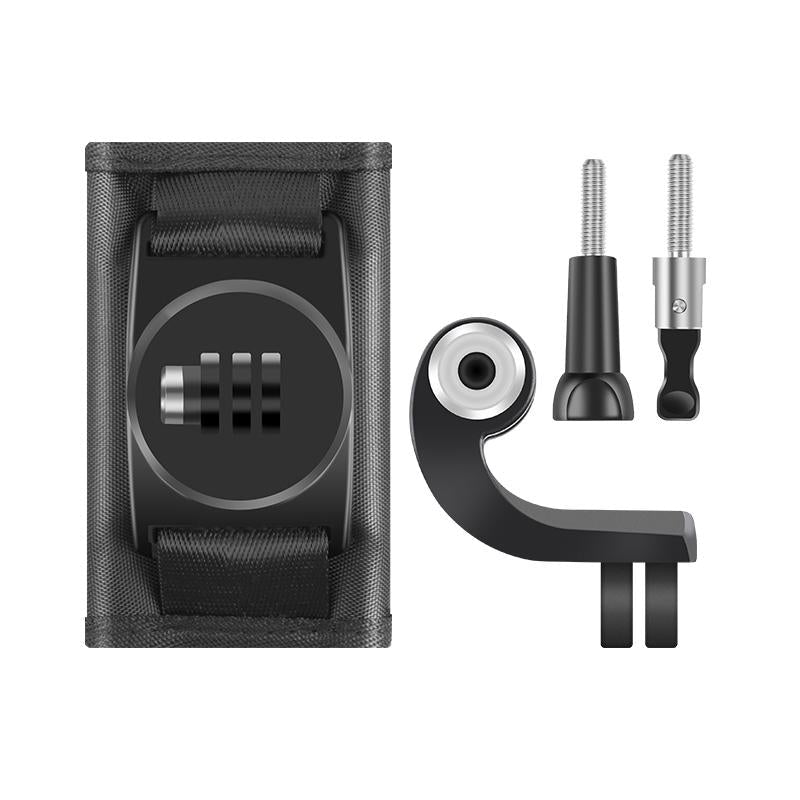 Backpack Mount For Gopro And Other Action Cameras - Hook And Loop Fastener-1915197186333872131