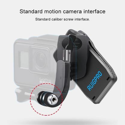 360 Degree J-Type Backpack Mount For Gopro Dji And Action Cameras-1915197279422255106