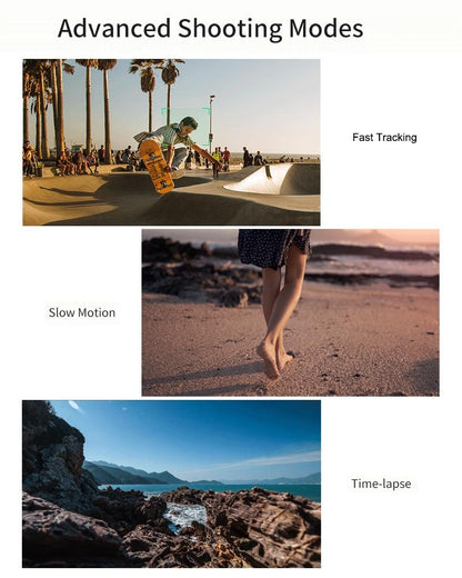 Foldable 3-Axis Gimbal For Action Camera And Smartphone - Grey-1915196546857701382