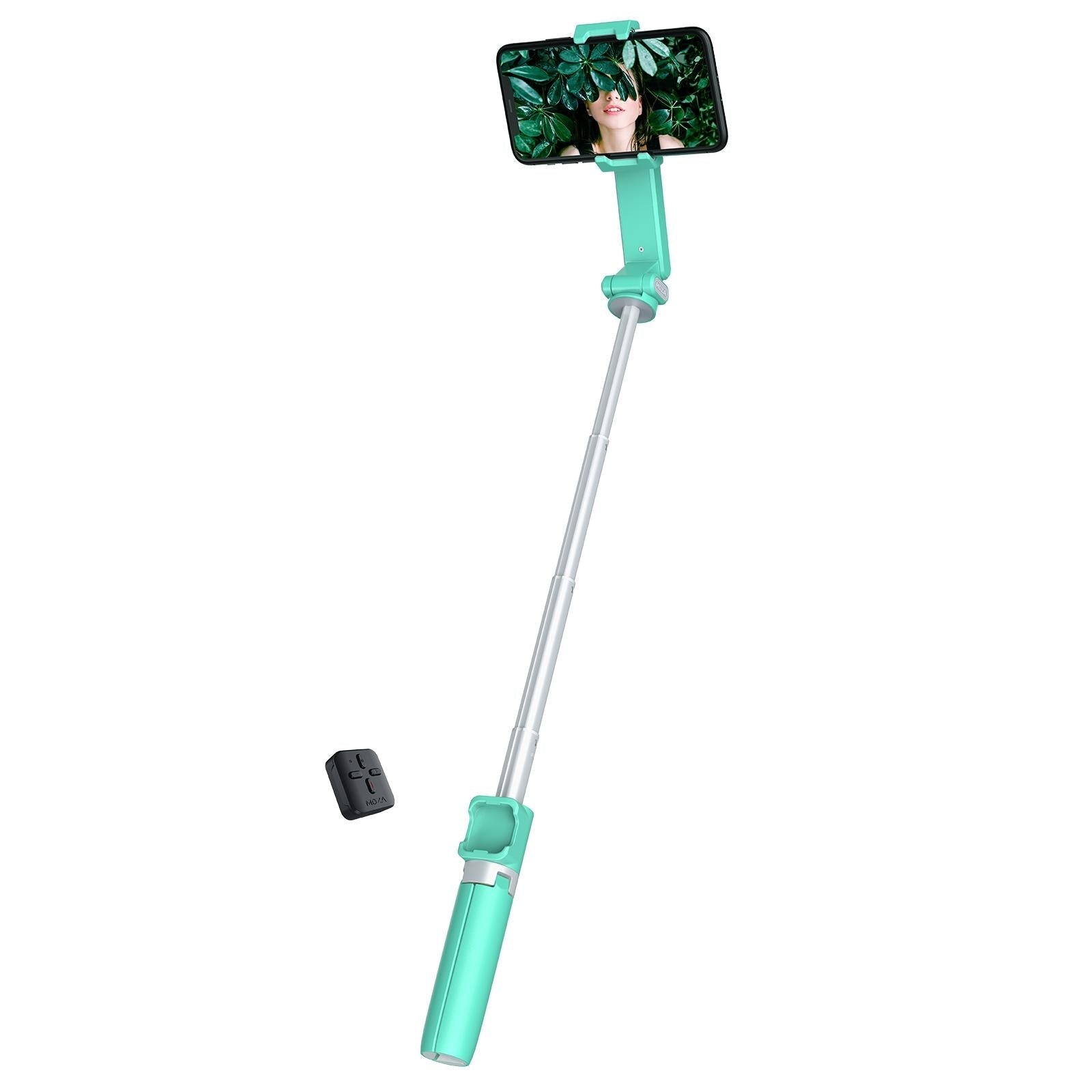 Portable Smartphone Gimbal Stabilizer - Foldable Green-1964932149886980096