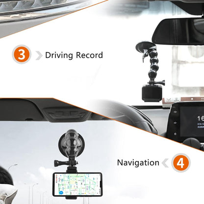 Universal Suction Cup Mount For Gopro And Other Action Cameras-1915196739871182857