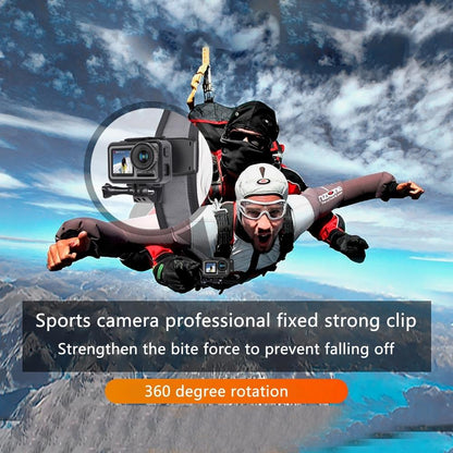 360 Degree Rotation Backpack Mount For Gopro Dji Xiaoyi & Other Action Cameras-1915196770481213443