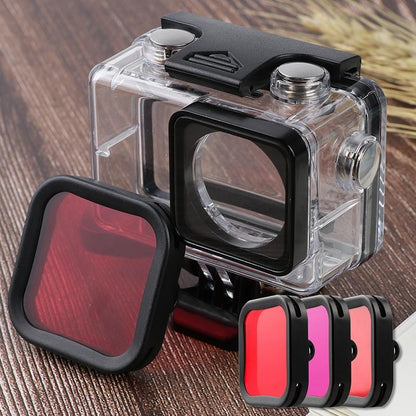 Waterproof Diving Case Kit For Dji Action 1 With Lens Filter - Underwater-1915197530157748224