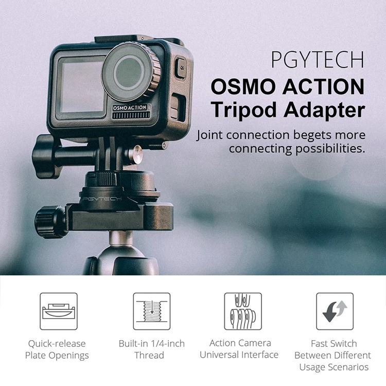 Universal Tripod Adapter For Dji Action Camera-1915196708816556035
