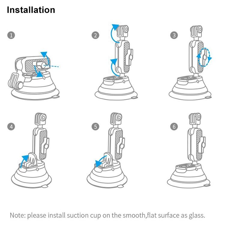 Universal Suction Cup Phone Holder For Action Cameras-1915196597306789892