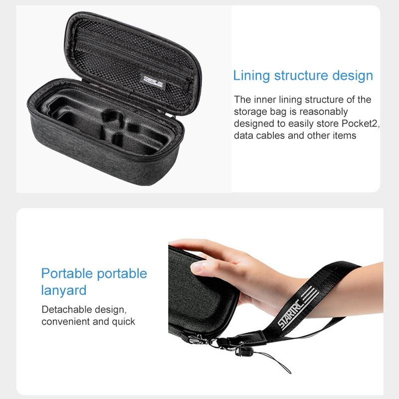 Compact Dacron Case For Dji Pocket / Pocket 2-1915196546241138692