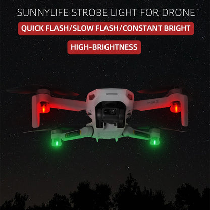2 Night Strobe Led Light For Dji Mavic 2 Mini / Air 2 Fpv - 2 Pack-1964932223811588101
