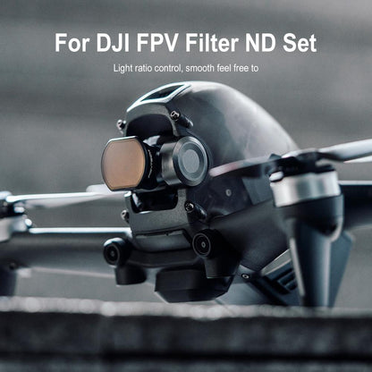 3-Piece Drone Lens Filter Set For Dji Fpv - Nd4 Nd8 Nd16-1915197004976361474
