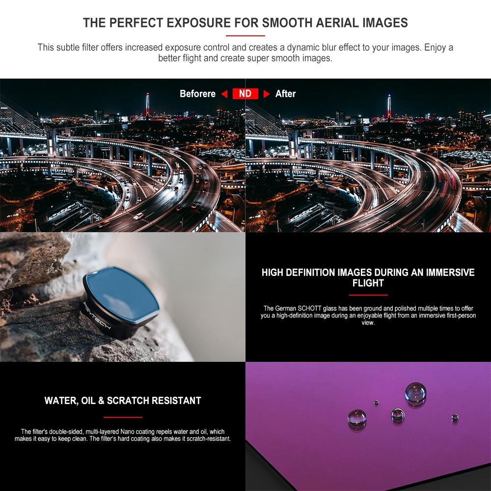 3-Piece Drone Lens Filter Set For Dji Fpv - Nd4 Nd8 Nd16-1915197004976361477