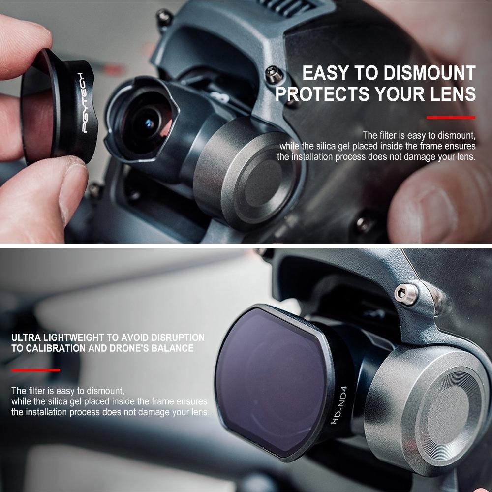 3-Piece Drone Lens Filter Set For Dji Fpv - Nd4 Nd8 Nd16-1915197004976361478