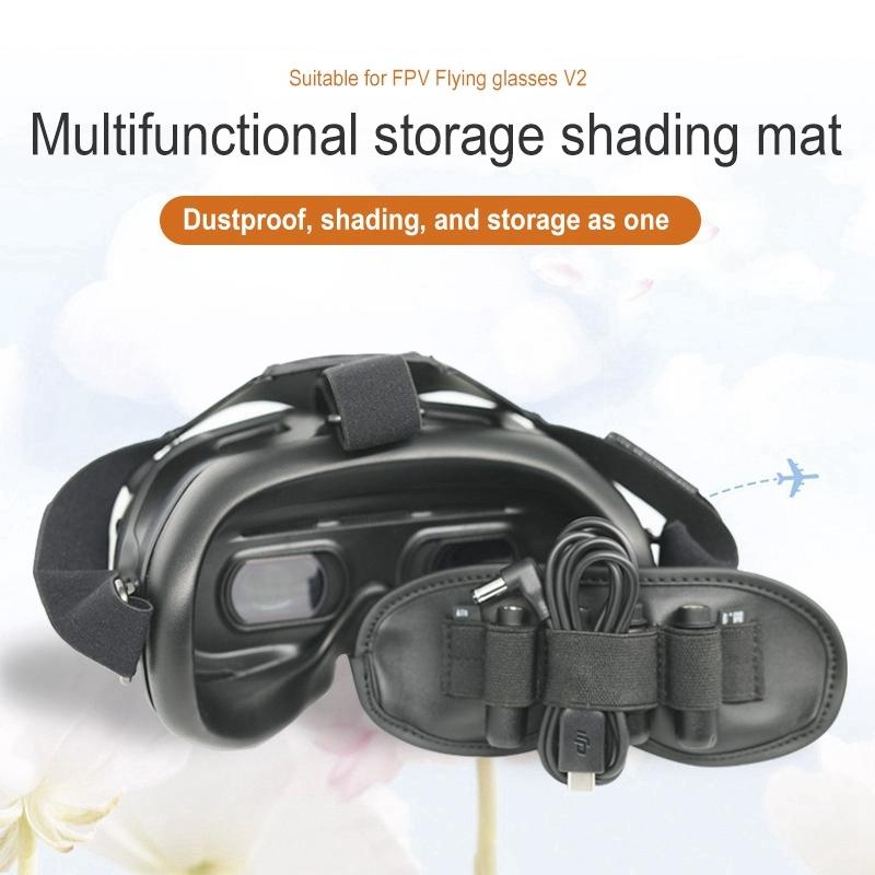 Protective Dust Cover For Dji Fpv Glasses V2 - Integrated Antenna Storage-1964932325825449986