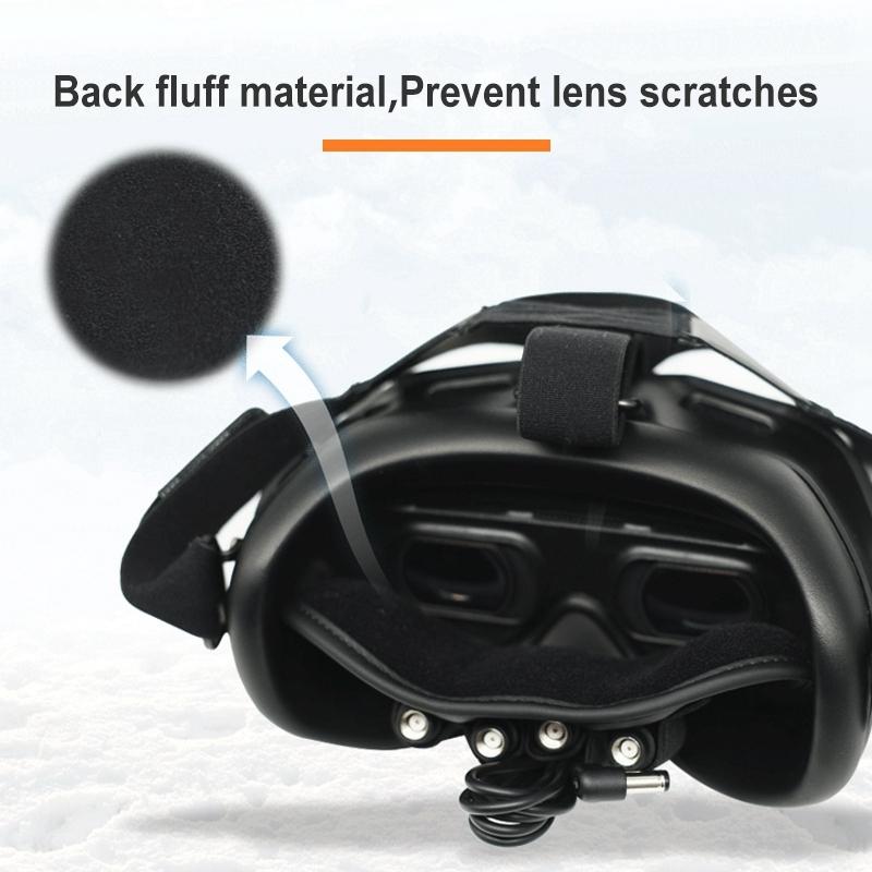 Protective Dust Cover For Dji Fpv Glasses V2 - Integrated Antenna Storage-1964932325825449988