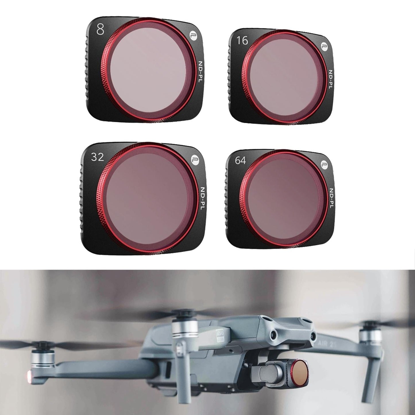 4-In-1 Ndpl Lens Filter Kit For Dji Air 2S-1915197966185009153
