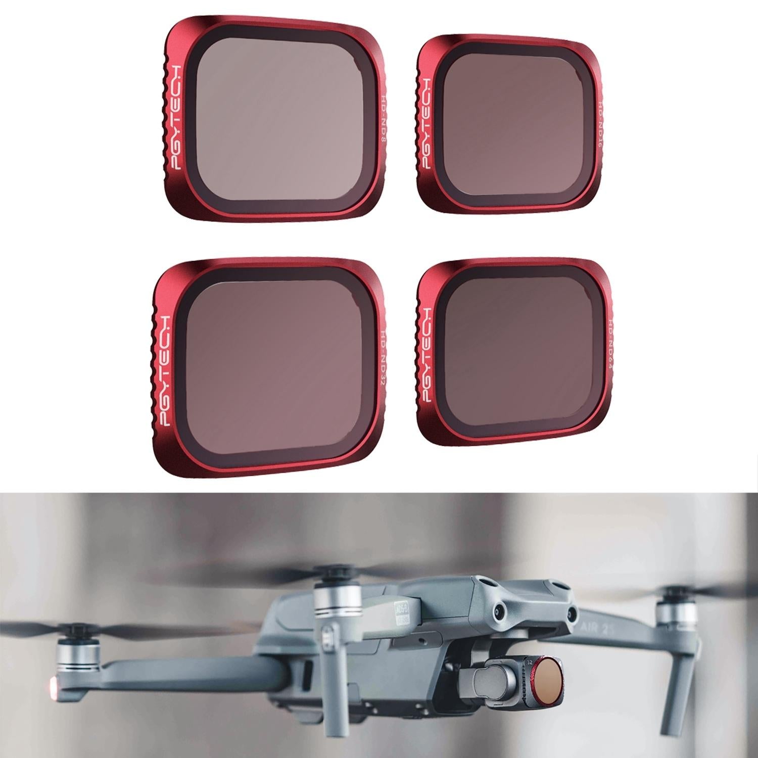 4-In-1 Lens Filter Kit For Dji Air 2S - Nd8 Nd16 Nd32 Nd64-1964932291872559105
