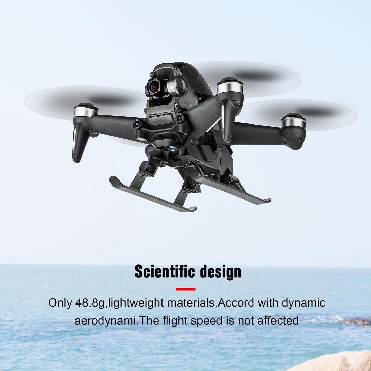 Foldable Quick Release Landing Gear For Dji Fpv - Heightened-1915196501685047300