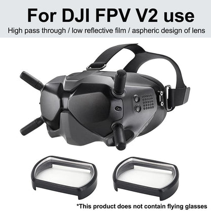 2 Pcs Myopia Glasses Lens Vision Correction Aspherical Lens For Dji Fpv Goggles V2-1915197379213135874