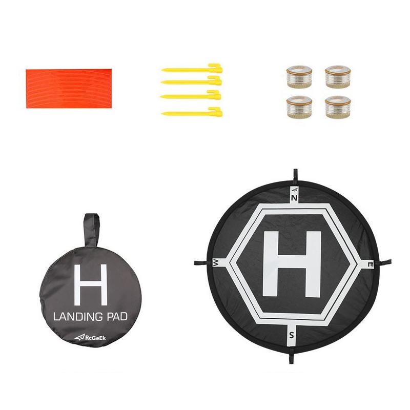 Foldable Landing Pad For Dji Mavic Mini / Air 2S / Fpv - 55Cm Round With Night Light-1915198233991319560