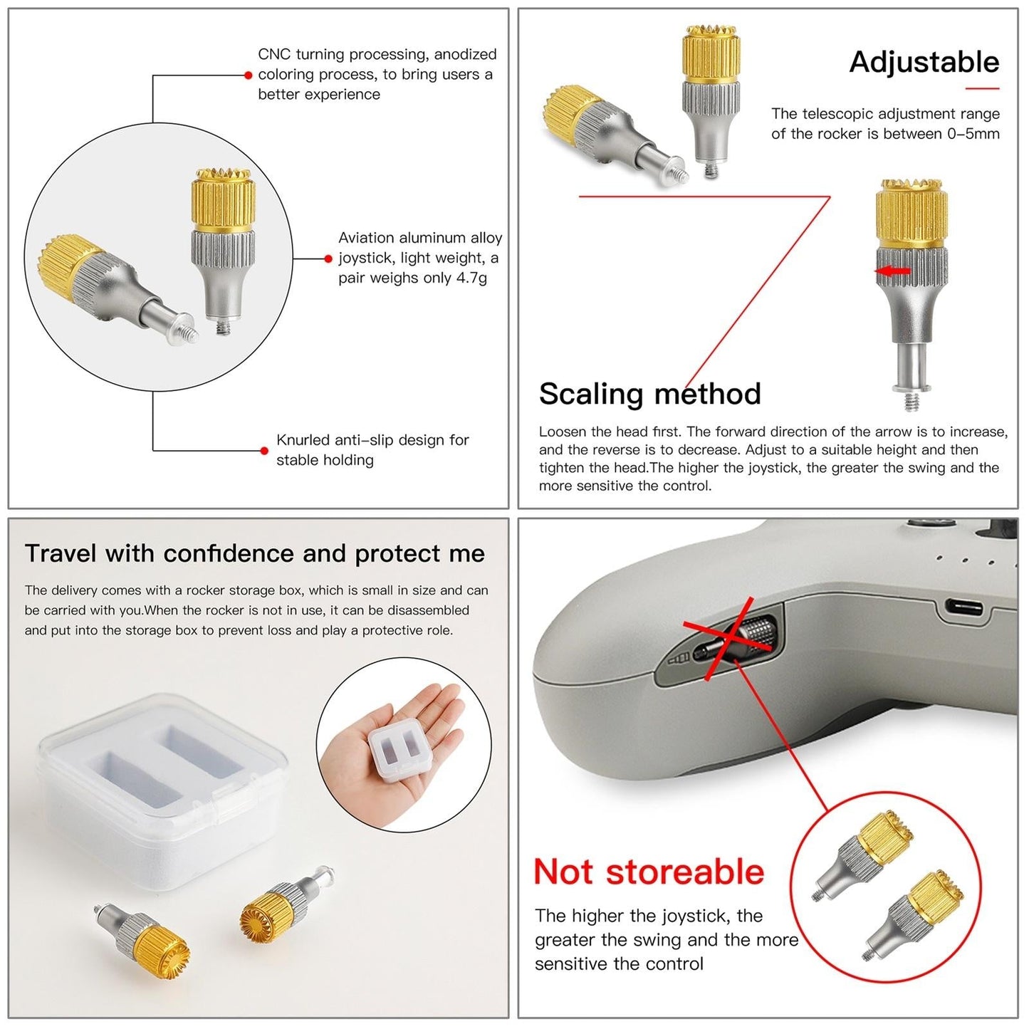 Foldable Joystick For Dji Fpv Remote Control-1964932336671920131