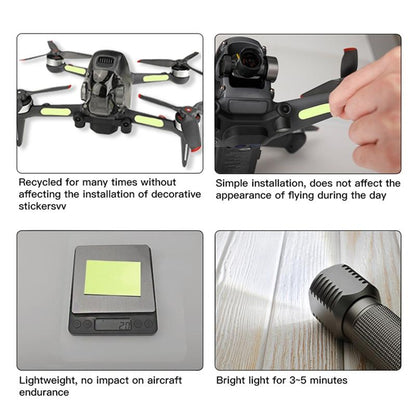 2-Pack Luminous Night Flight Stickers For Dji Fpv Drone-1915197243451904004