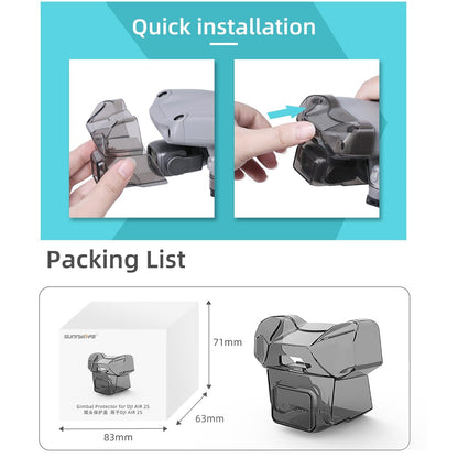 Sunshade Cover For Dji Air 2S Drone Gimbal Lens-1915196561286107142