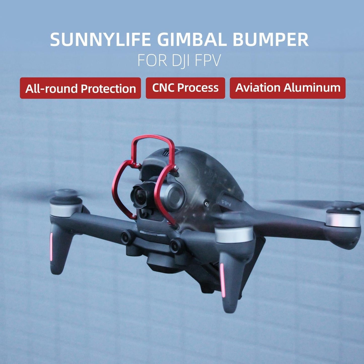 Aluminum Alloy Gimbal Bumper For Dji Fpv - Anti-Collision Guard-1915196668094058498