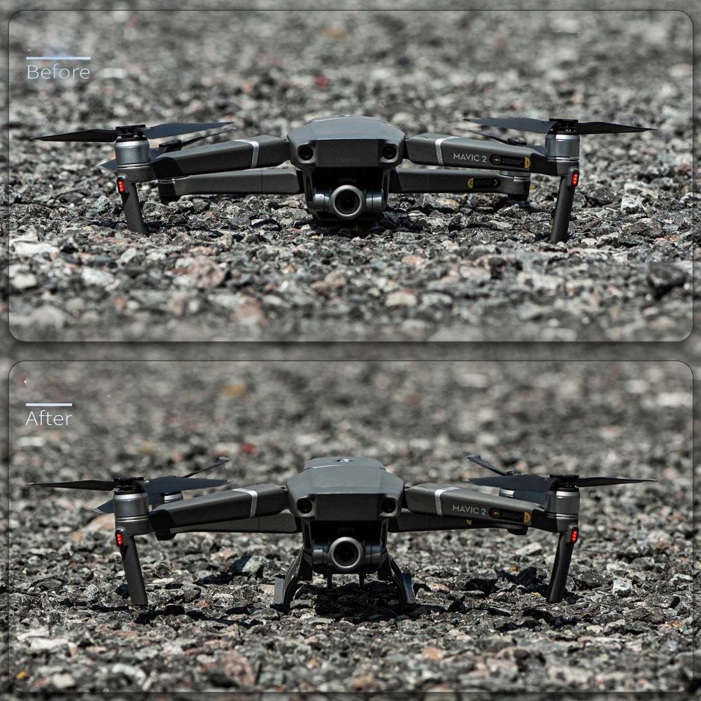 Extended Folding Landing Gear Training Rack For Dji Mavic 2-1964932152730718213