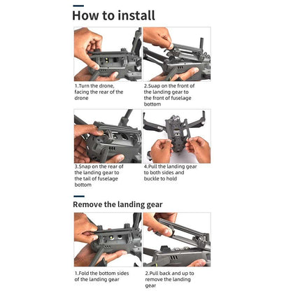 Extended Folding Landing Gear Training Rack For Dji Mavic 2-1964932152730718214