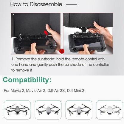 Foldable Sunshade With Screen Bracket For Dji Mavic Drones-1915196675723497478