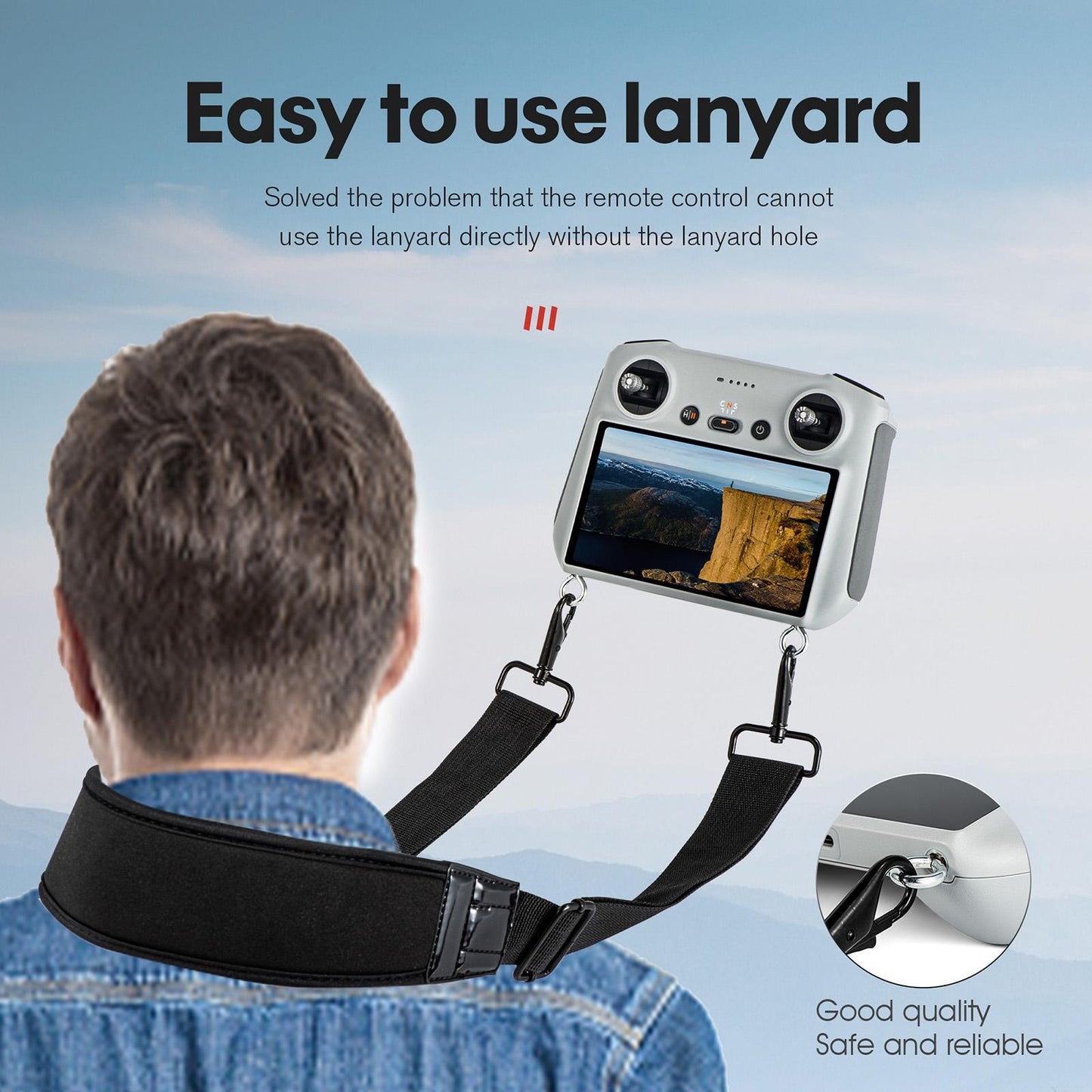 Waterproof Anti-Lost Neck Strap For Dji Mini 3 Pro Remote-1915196788197953539