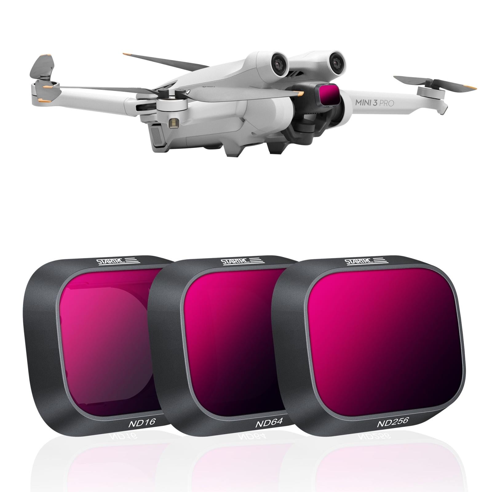 3-In-1 Lens Filter For Dji Mini 3 Pro - Nd16 Nd64 Nd256-1964932337179430912