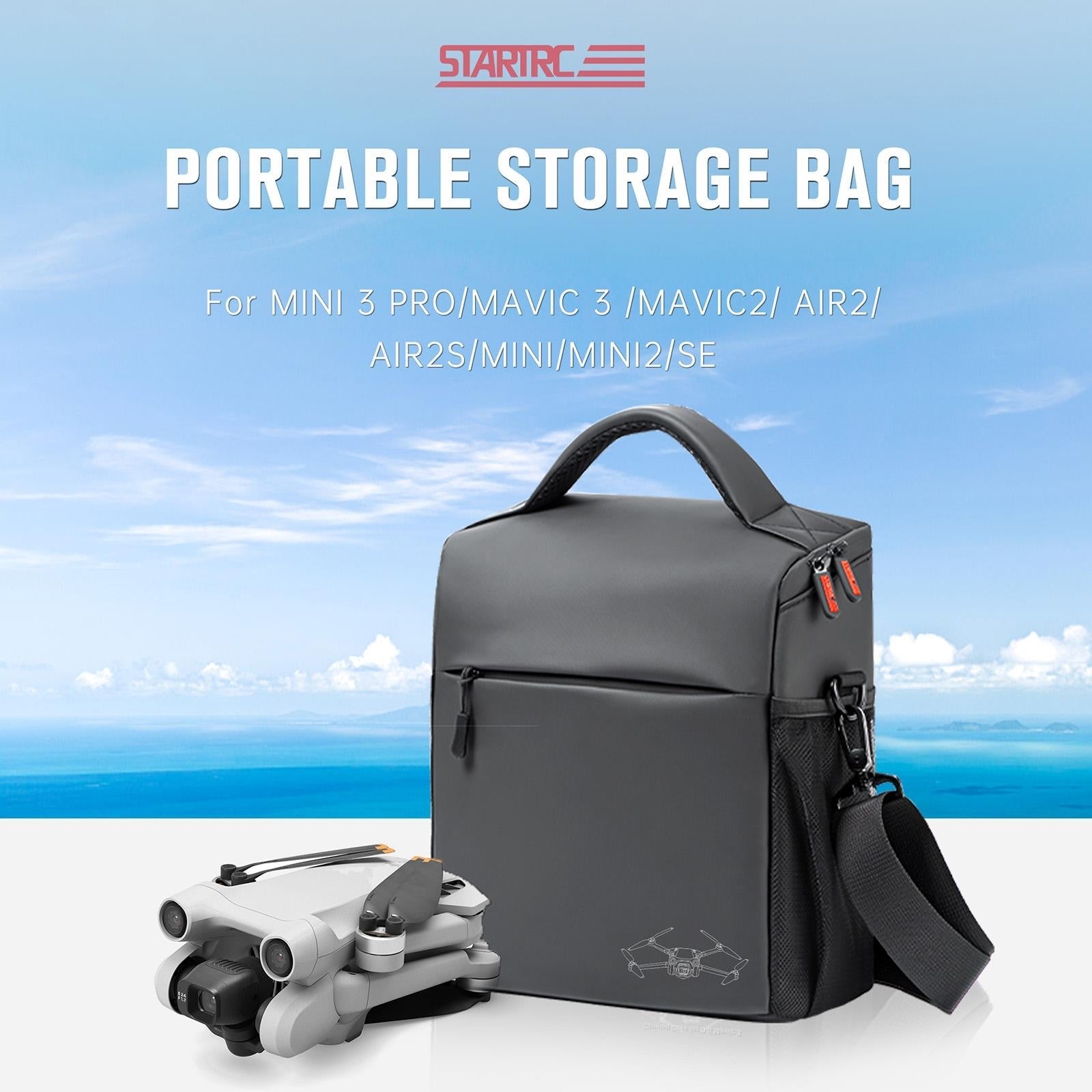 Single Shoulder Carry Bag For Dji Mini 3 Pro Air 2S Mini 2 Mavic 3 Air 2 - Portable Storage-1915196746347188225