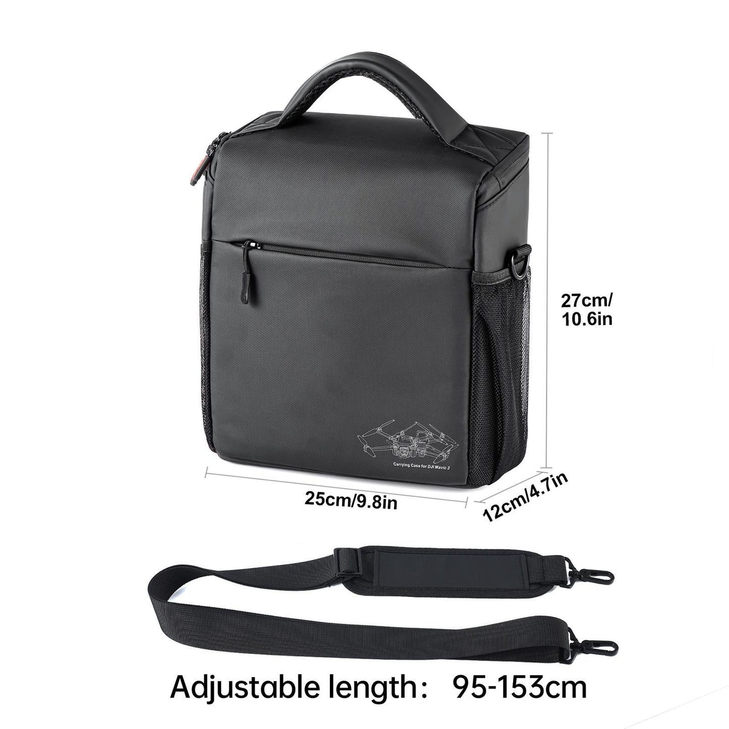 Single Shoulder Carry Bag For Dji Mini 3 Pro Air 2S Mini 2 Mavic 3 Air 2 - Portable Storage-1915196746347188229
