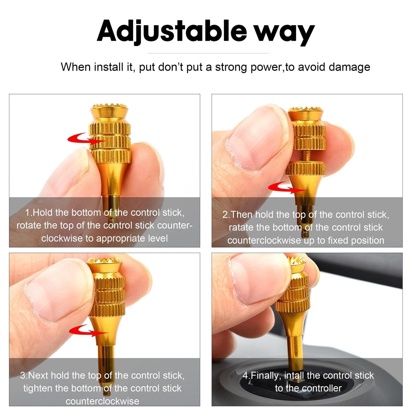 Adjustable Detachable Rocker Joystick For Dji Mini 3 Pro Remote-1915196561432907782