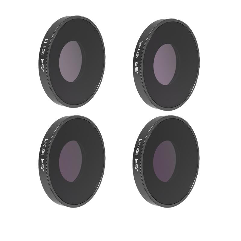 4-In-1 Lens Filter Set For Dji Action 3 - Nd8Pl Nd16Pl Nd32Pl Nd64Pl-1915197868734550017