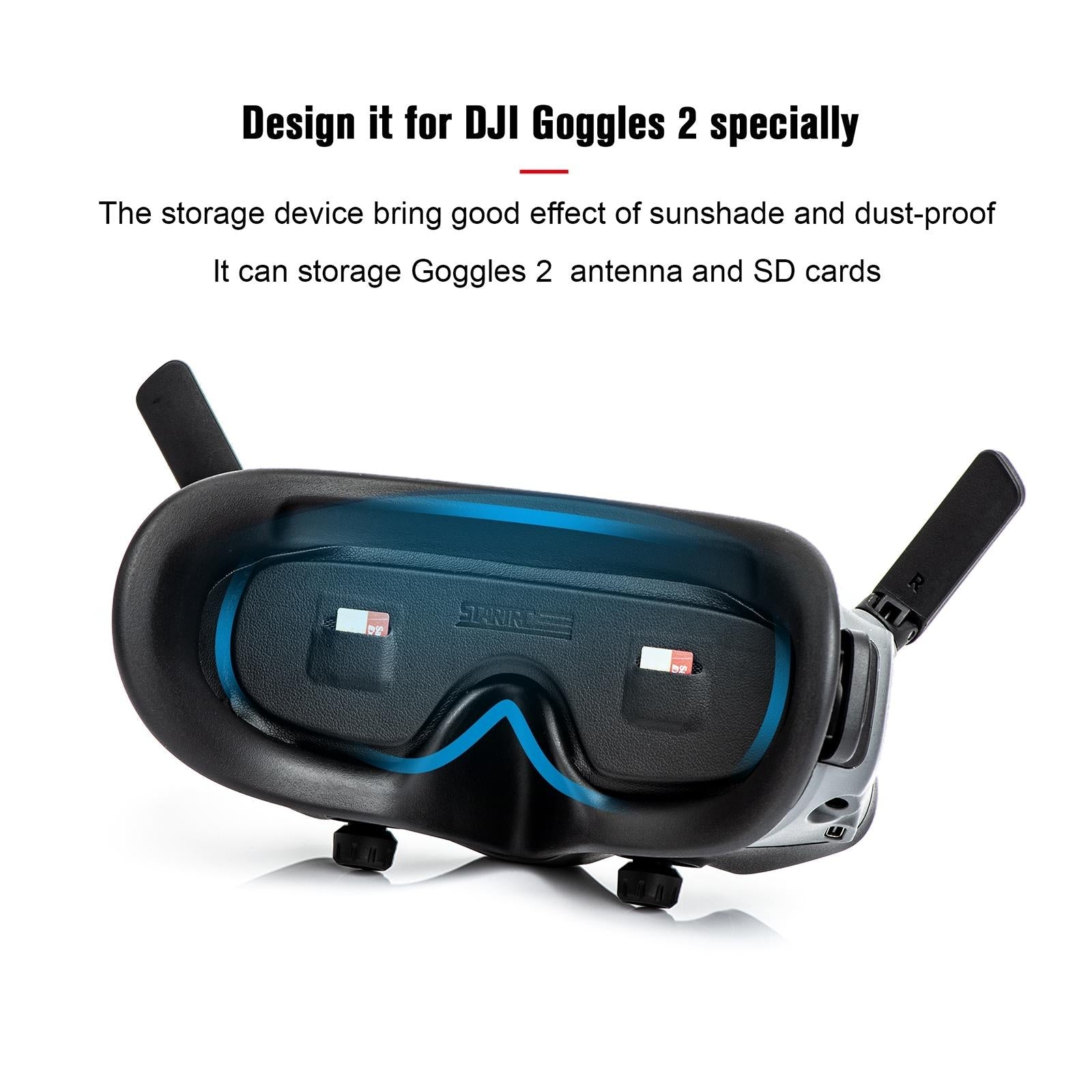 Dustproof Storage Holder For Dji Goggles 2 / Avata Goggles - Memory Card Lens And Antenna Cover-1915196488598818818