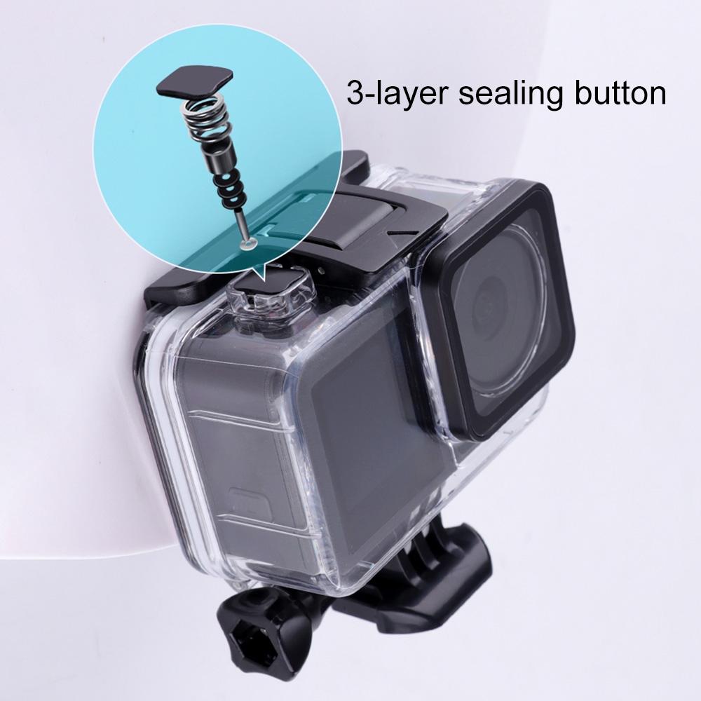 Waterproof Diving Case For Dji Action With Touch Screen - 5M Depth-1915196604156088324