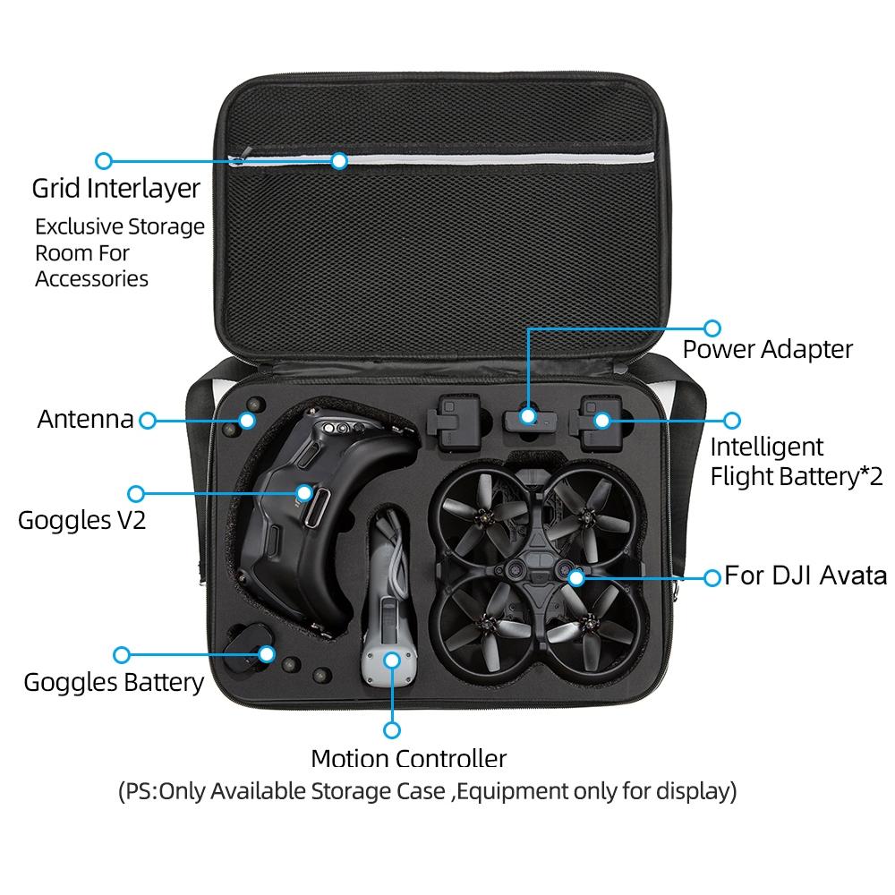 Shockproof Dji Avata Carrying Case - Large 39X28X15Cm-1915196555384721410