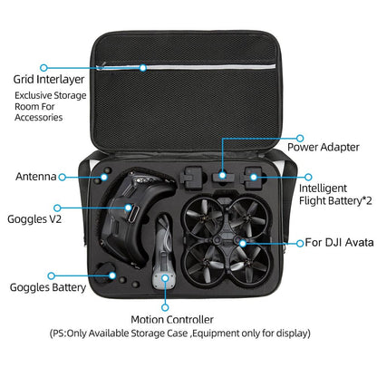 Shockproof Dji Avata Carrying Case - Large 39X28X15Cm-1915196555384721410