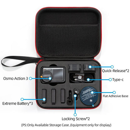 Compact Carrying Case For Dji Action 3 - 21X16X6Cm-1915196735983063046