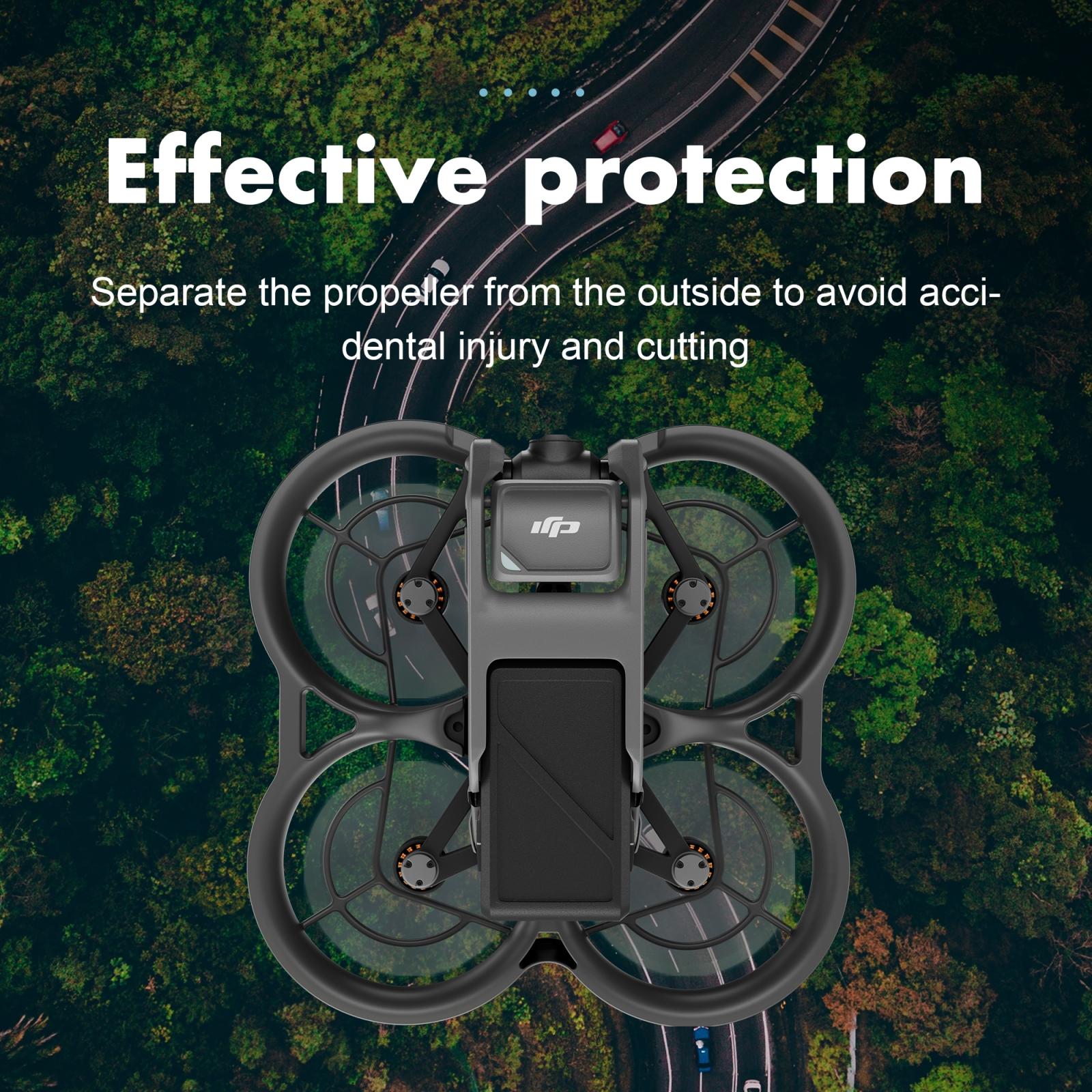 Anti-Collision Drone Propeller Guard - Protective Ring 17.8 X 17.8 X 4Cm-1964932171441508356