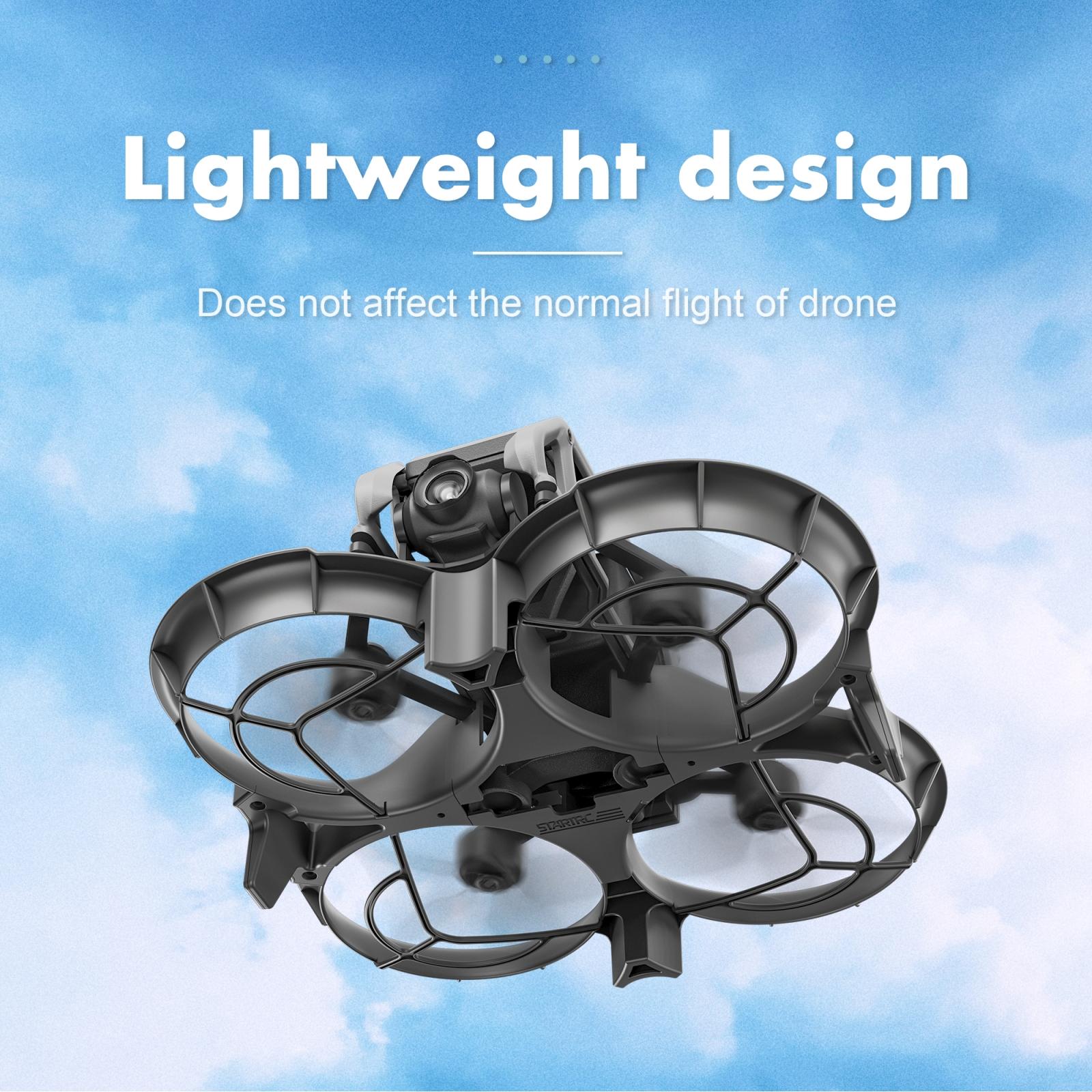 Anti-Collision Drone Propeller Guard - Protective Ring 17.8 X 17.8 X 4Cm-1964932171441508357