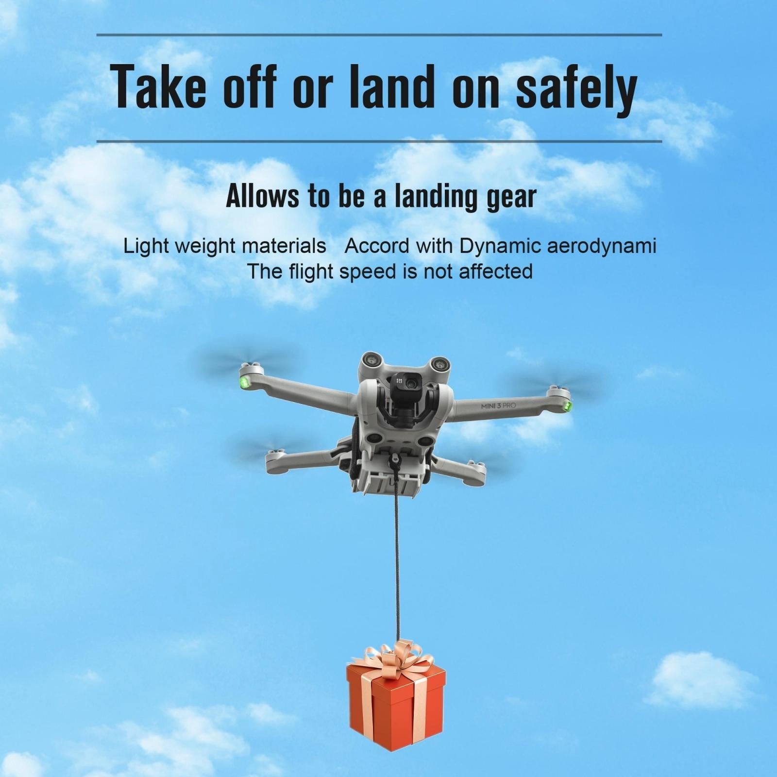 Parabolic Air Dropper For Dji Mini 3 / 3 Pro - Thrower Bracket-1915196554772353030